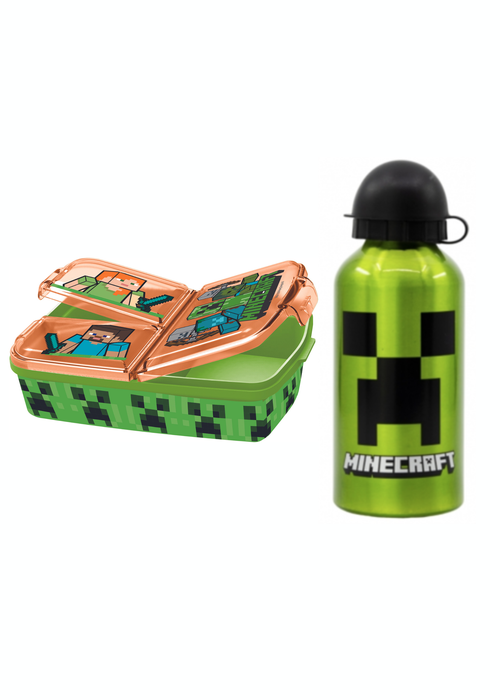 Minecraft Lunch Box Set - One Size Image 1