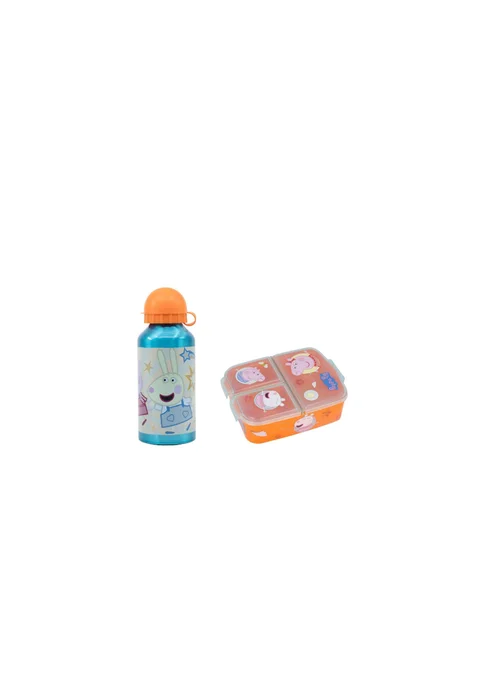 Peppa Pig Lunch Box Set - One Size Image 1