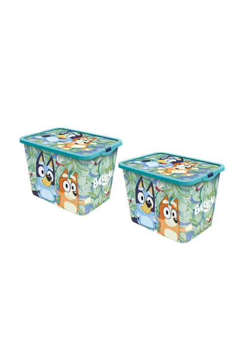 Bluey Storage Box 23L - Set of 2 - No Size Image 1