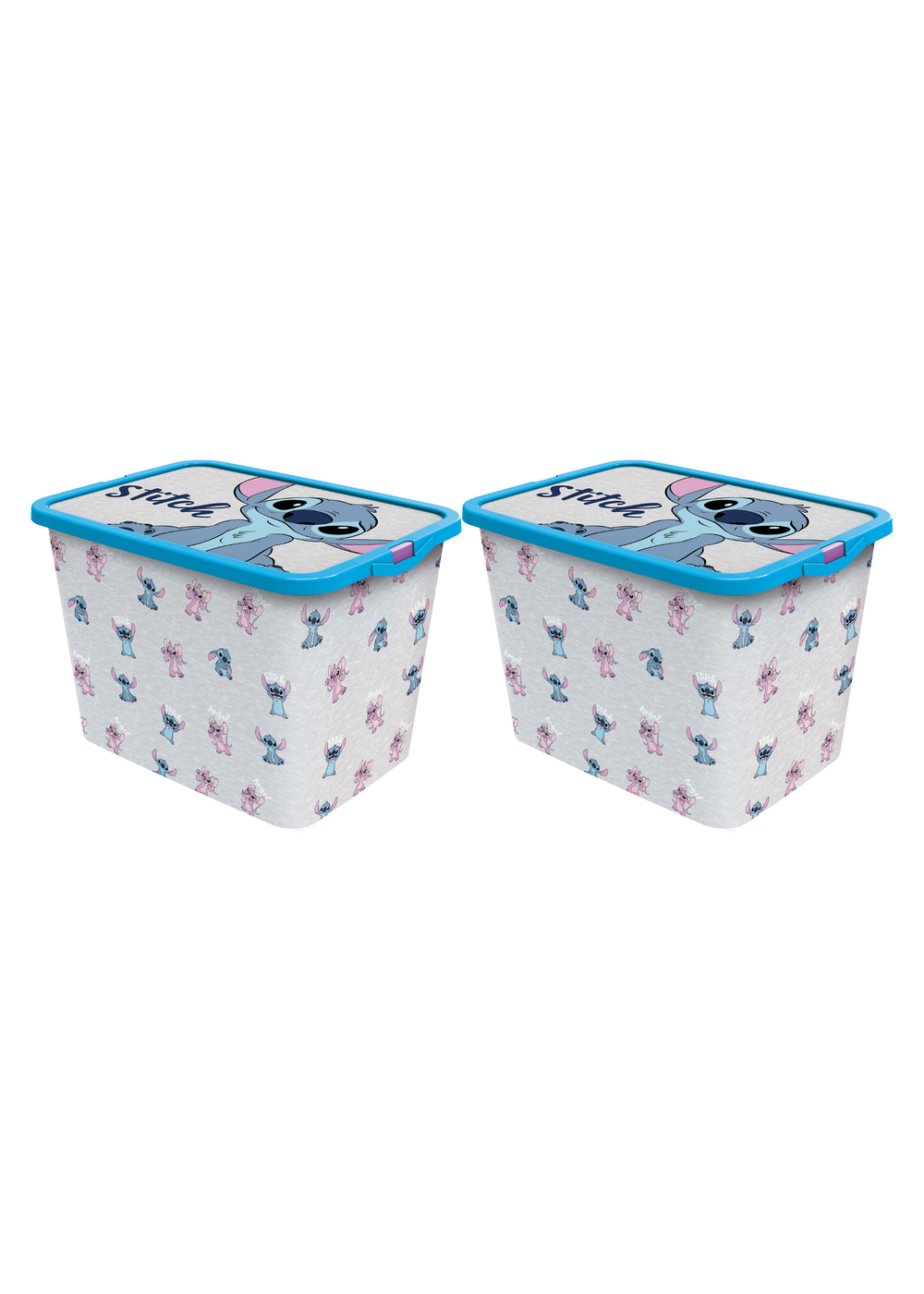 Stitch Storage Box 23L - 2 Set - One Size Image 1
