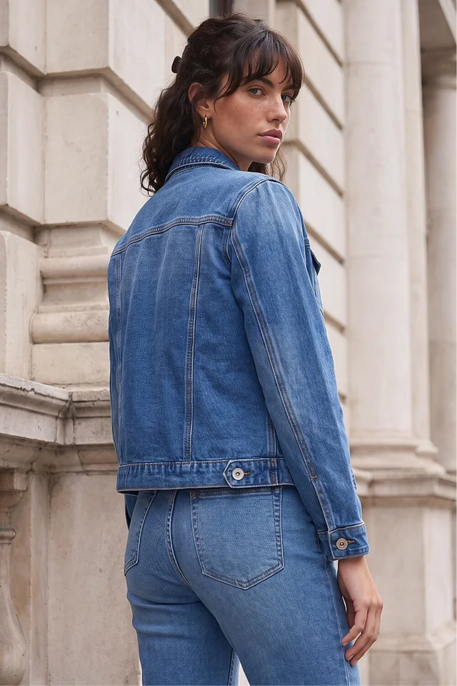 Roman Blue Classic Cotton Denim Jacket