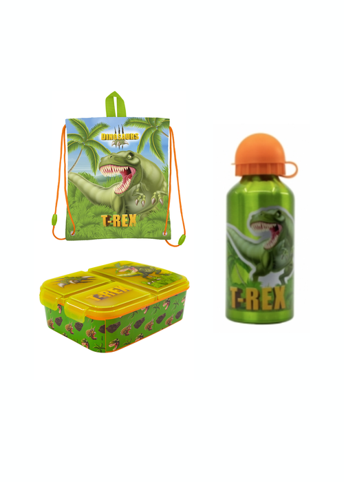 Stor Dinosaurs Lunch Box Set - One Size Image 1