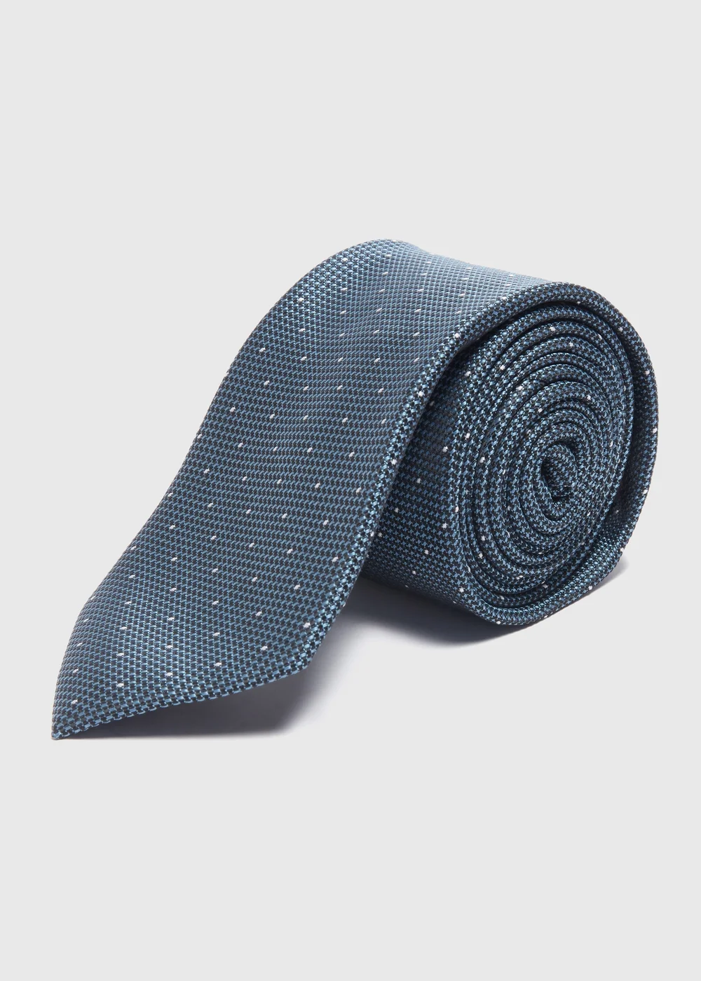 Taylor & Wright Blue Spot Design Tie - One Size Image 1