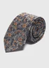 Taylor & Wright Black Rust Floral Tie - One Size Image 1