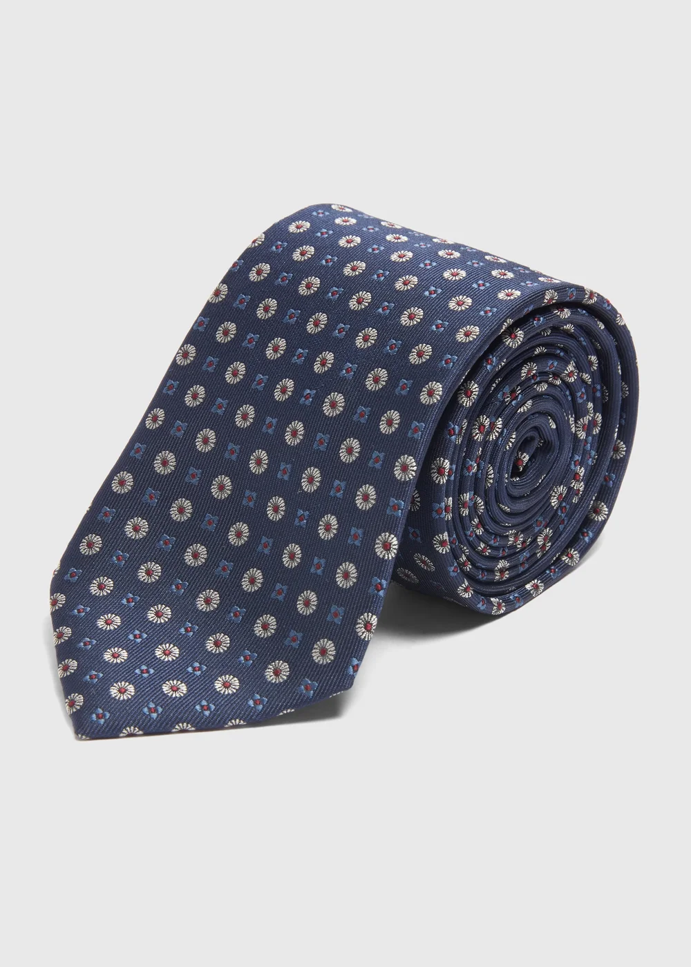 Taylor & Wright Blue Geo Design Tie - One Size Image 1