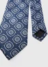 Taylor & Wright Blue Geometric Tie - One Size Image 2