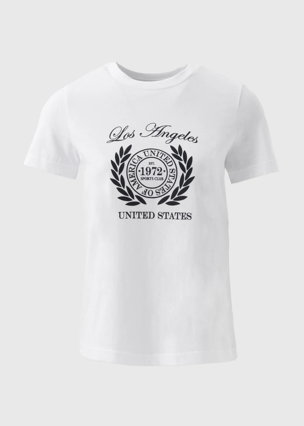 White Los Angeles Graphic T-Shirt - 8 Image 4