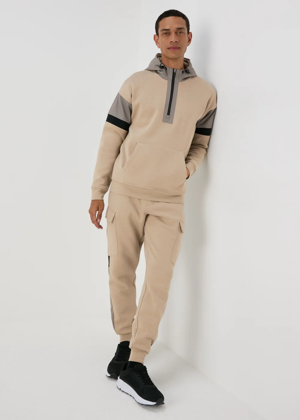 Souluxe Stone Panel Hoodie - XS Image 4