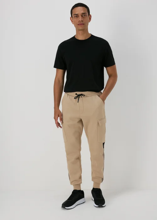 Souluxe Stone Panel Cargo Joggers - Extra small Image 4