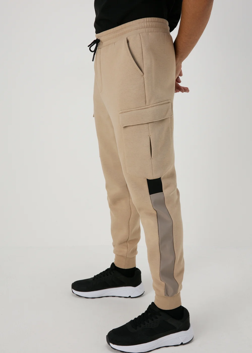 Souluxe Stone Panel Cargo Joggers - Extra small Image 3