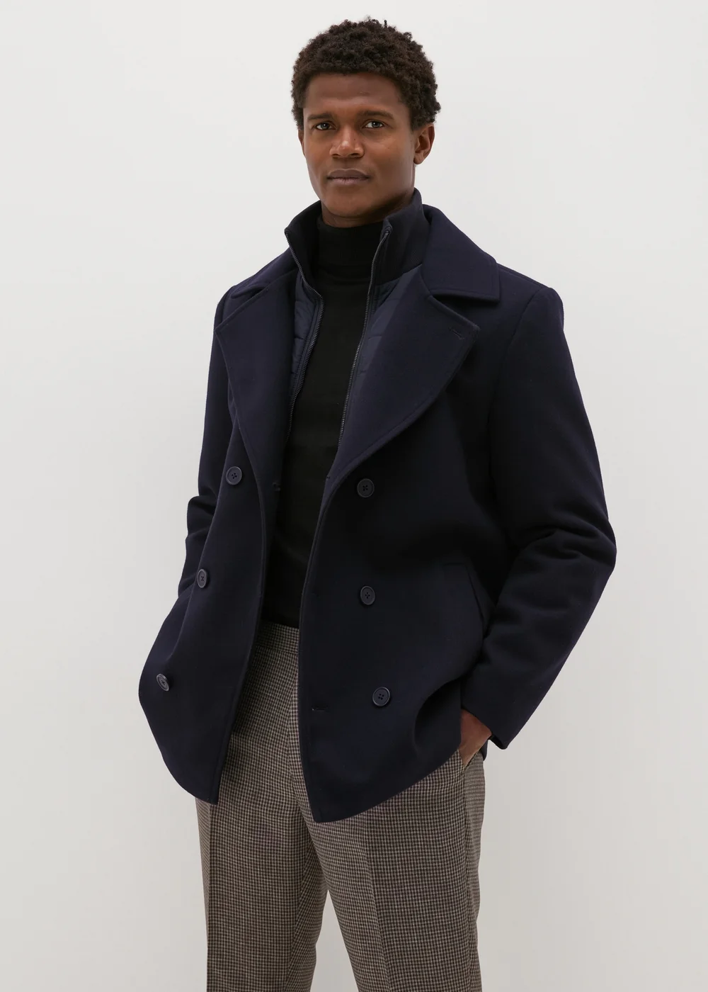 Taylor & Wright Navy Peacoat - S Image 1