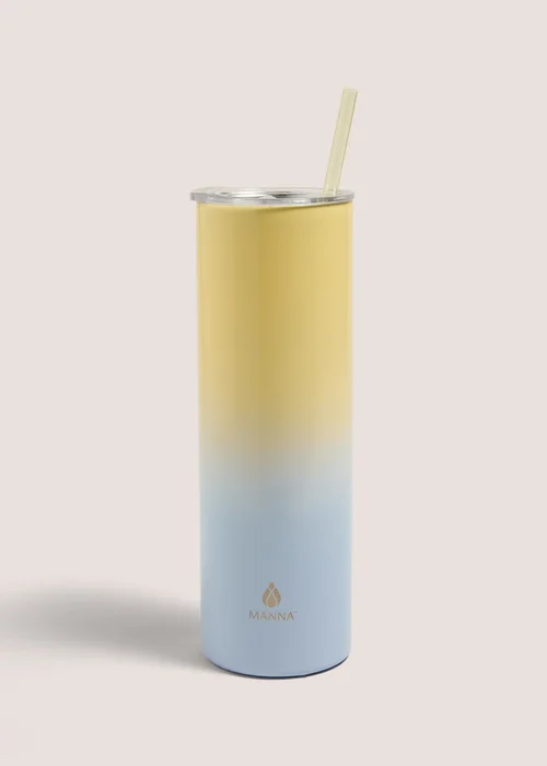 Manna Yellow Ombre Skinny Tumbler Image 1