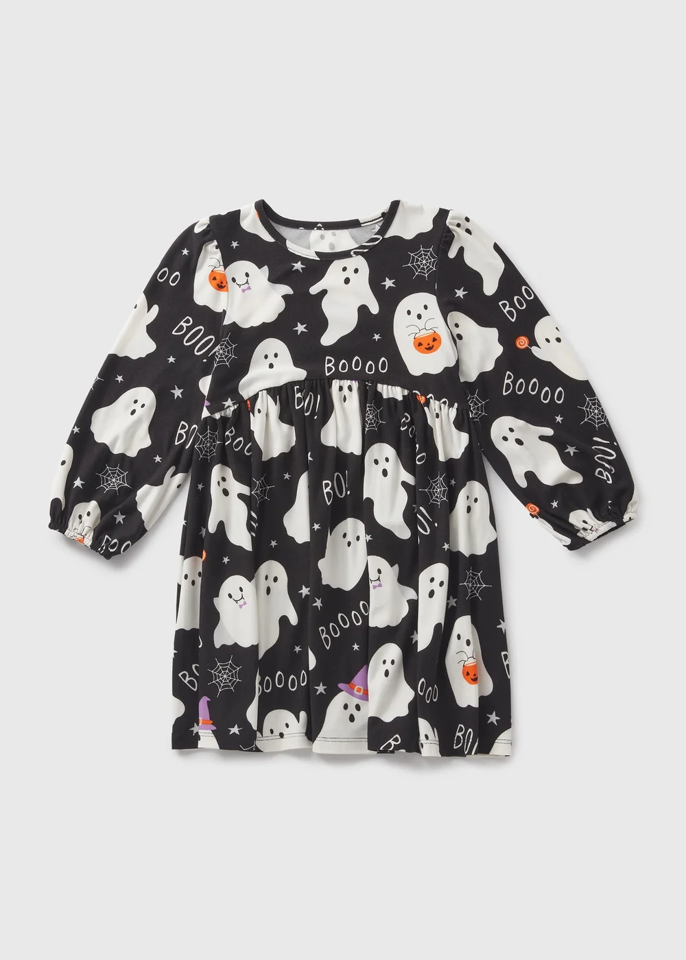 Girls Black Ghost Dress (1-7yrs) - 1 half year to 2 Image 1