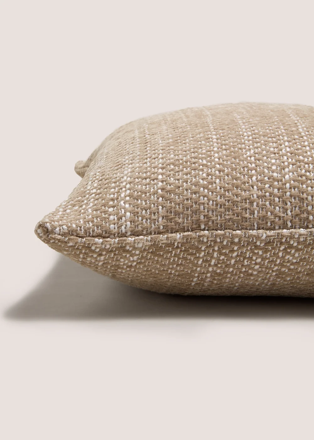 Beige Chenille Cushion Image 2