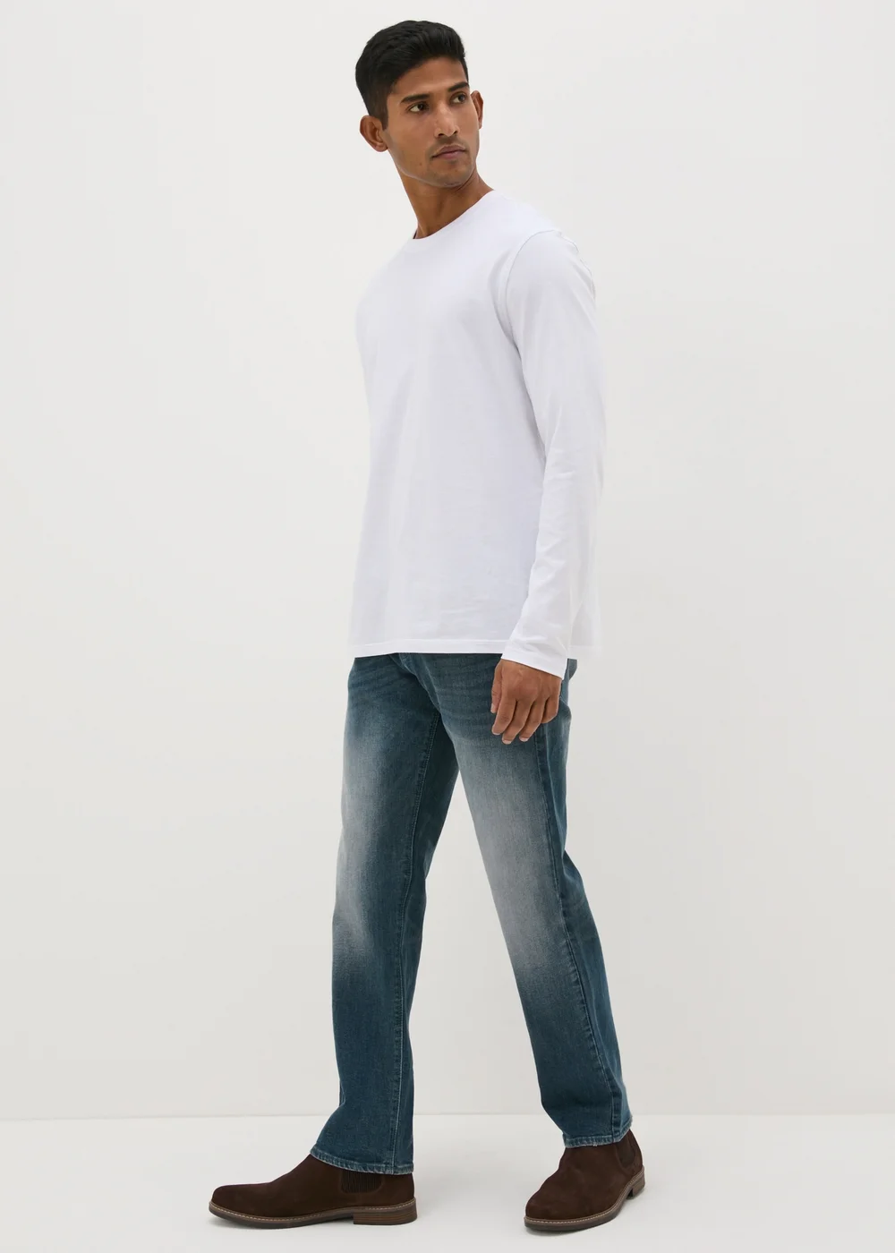 Blue Cast Straight Fit Jeans - 30 R Image 1