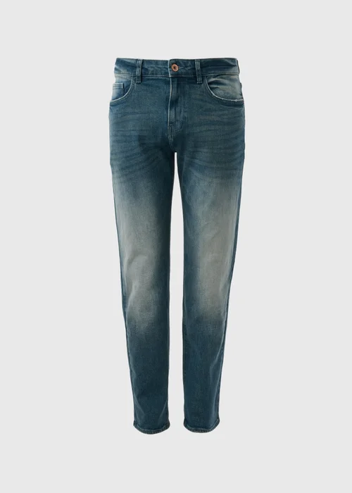 Blue Cast Straight Fit Jeans - 30 R Image 3