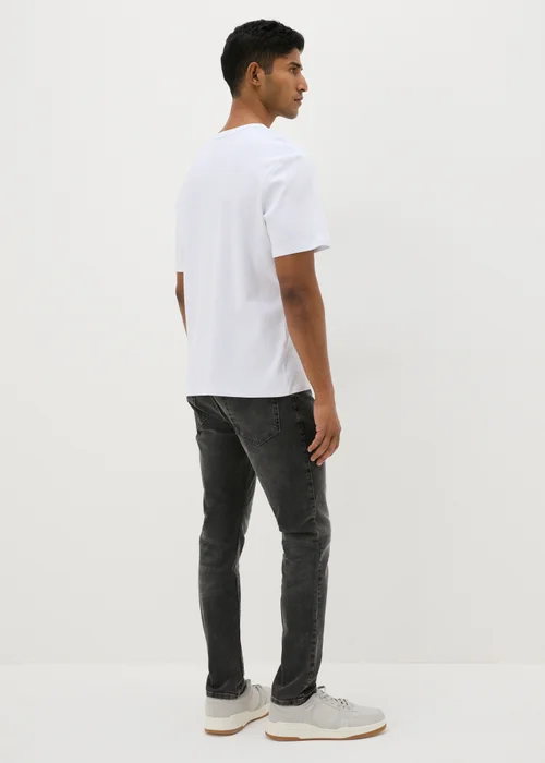 Grey Skinny Fit Jeans - 28 R Image 2