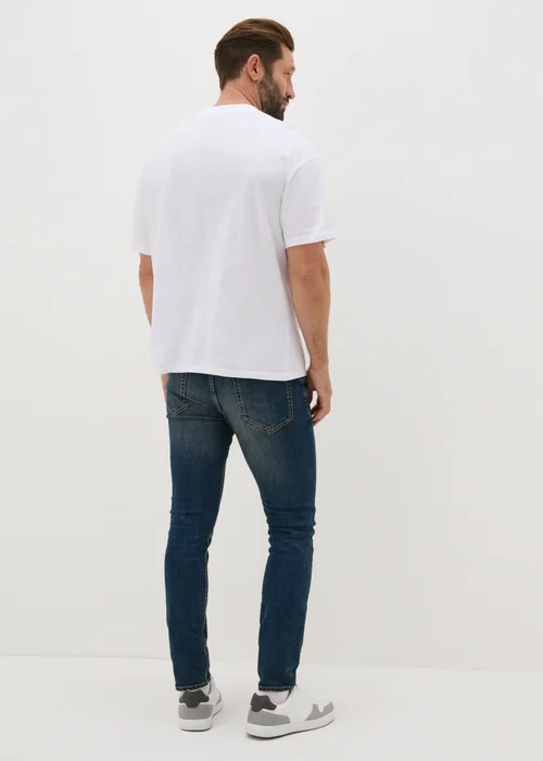 Vintage Blue Skinny Fit Jeans - 28 R Image 2
