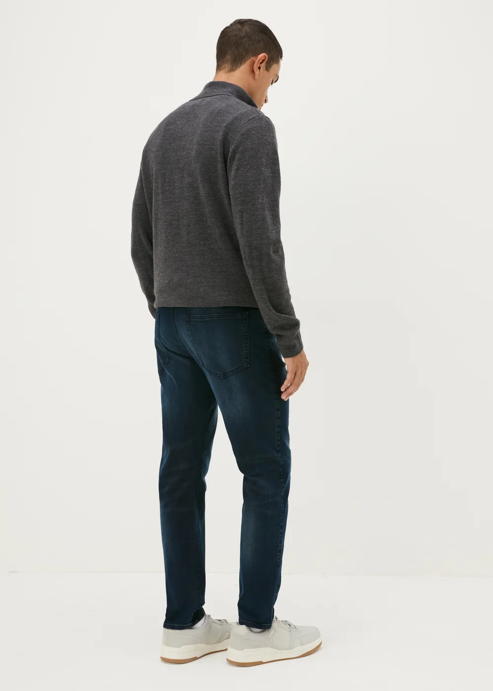 Blue Tapered Slim Fit Jeans - 30 R Image 2