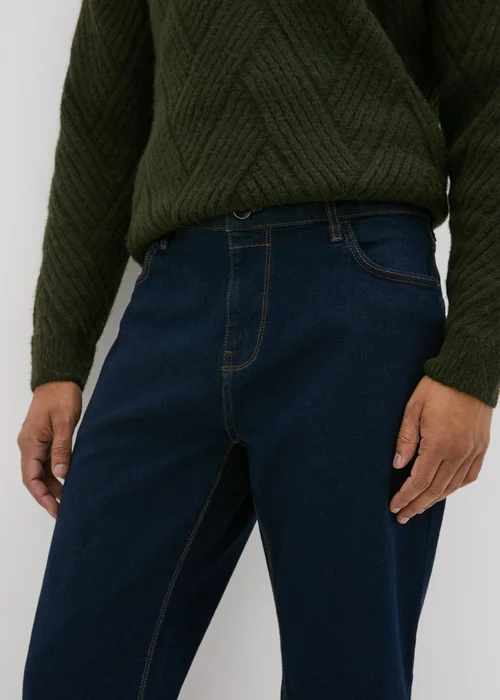 Dark Blue Boot Cut Fit Jeans - 30 R Image 3