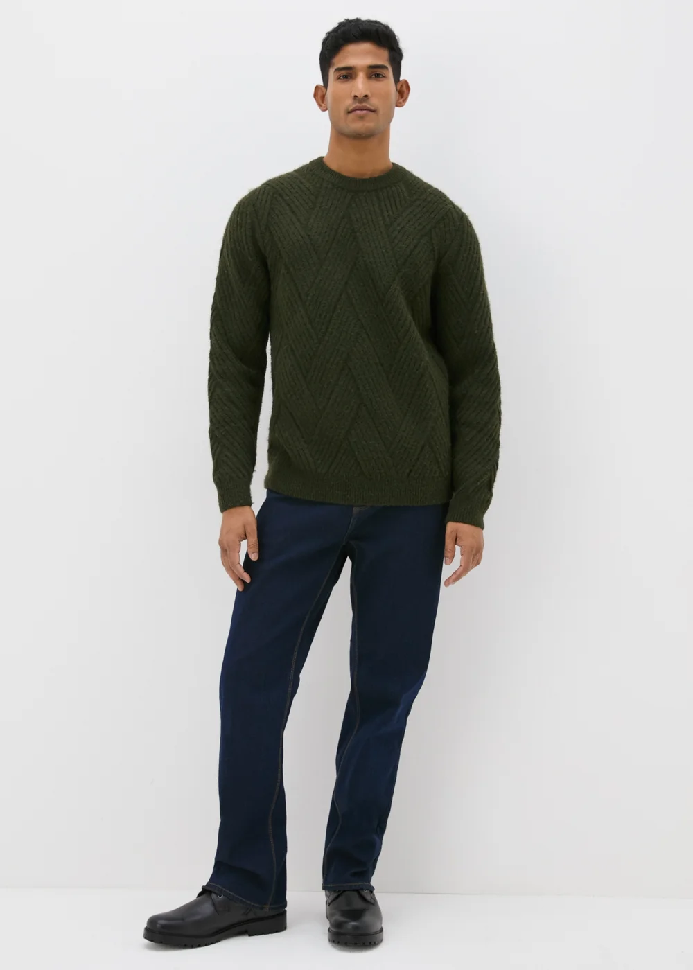 Dark Blue Boot Cut Fit Jeans - 30 R Image 1