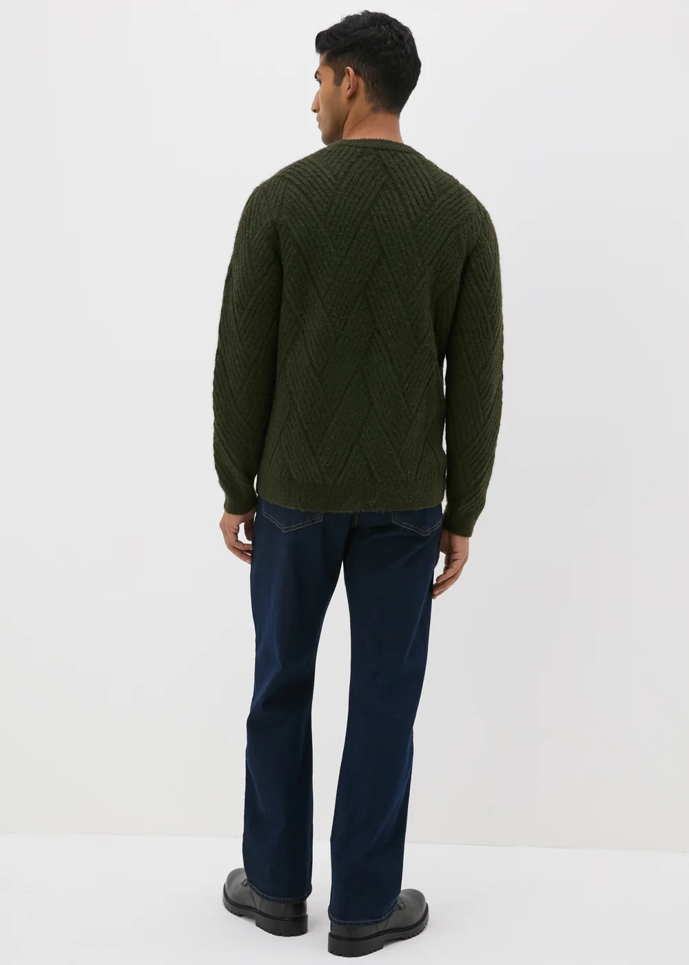 Dark Blue Boot Cut Fit Jeans - 30 R Image 2