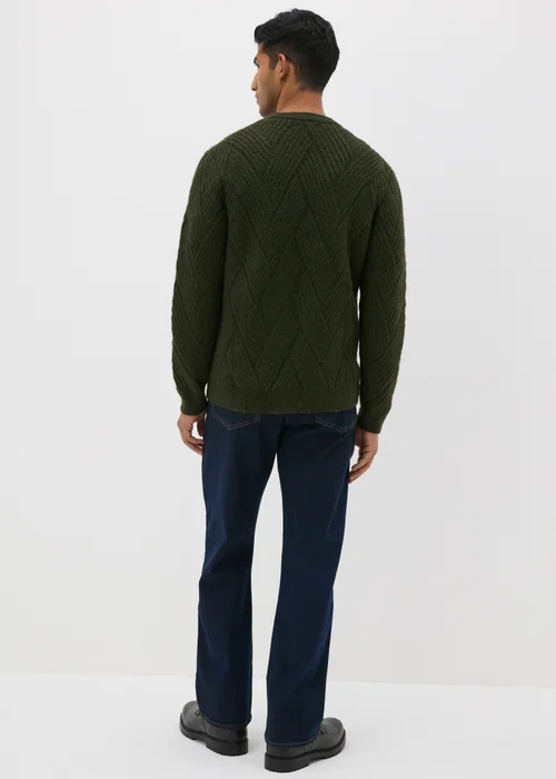 Dark Blue Boot Cut Fit Jeans - 30 R Image 2