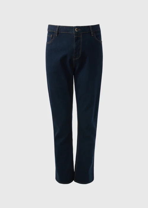 Dark Blue Boot Cut Fit Jeans - 30 R Image 4