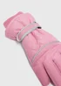 Girls Pink Ski Gloves (3-13yrs) - Age 7-10 Years Image 2