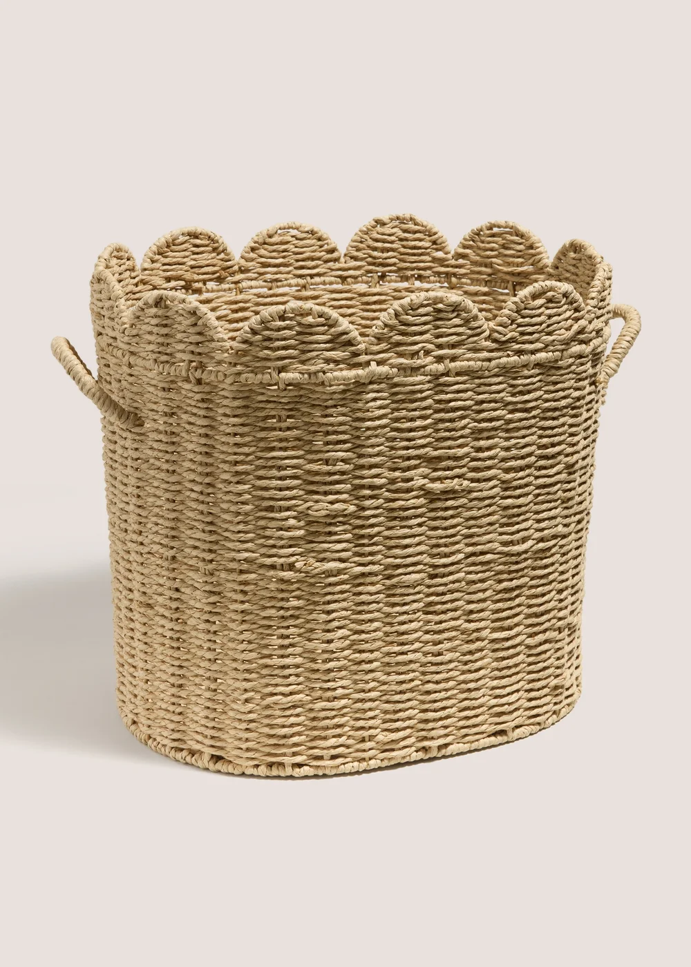 Oval Scallop Edge Basket Image 1