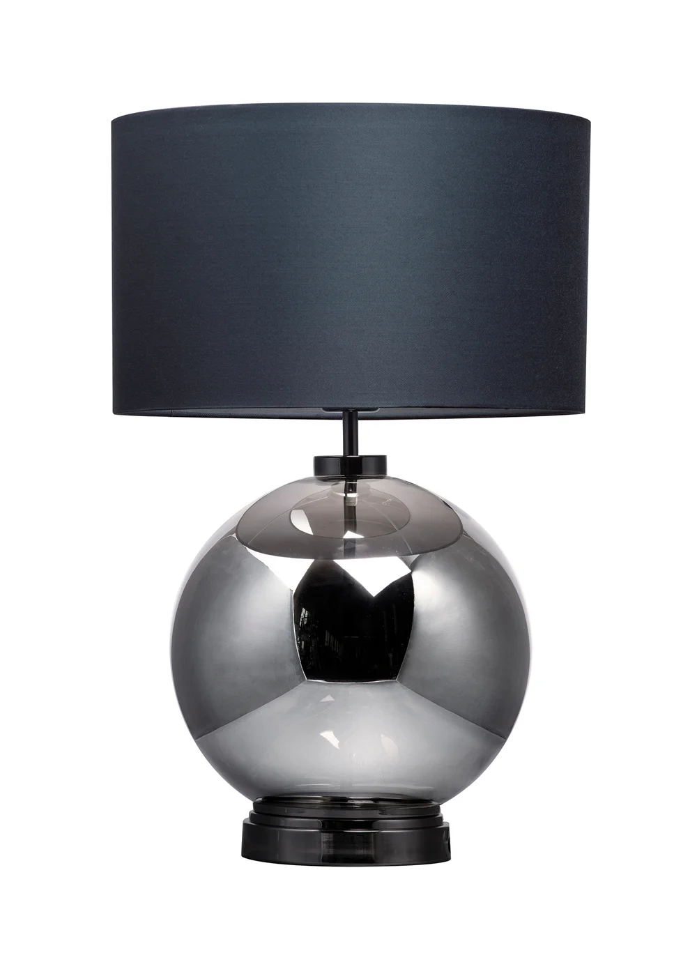 BHS Metro Table Lamp Smoke (57cm x 36.5cm) - One Size Image 2