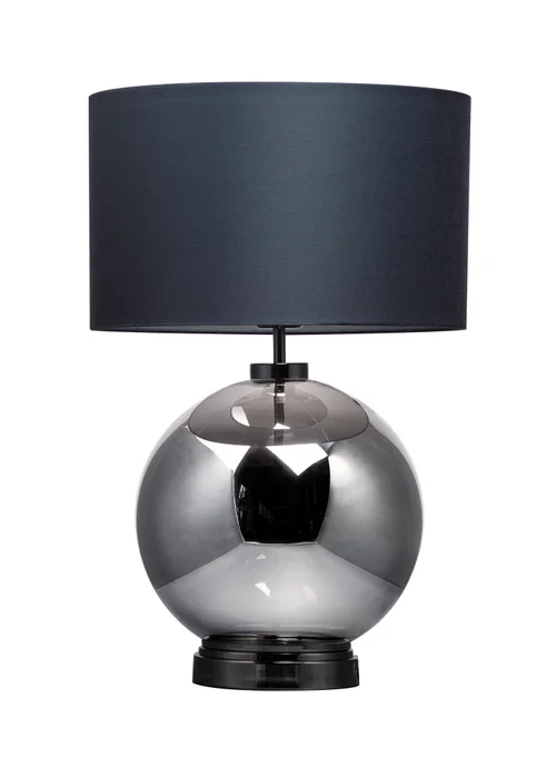 BHS Metro Table Lamp Smoke (57cm x 36.5cm) - One Size Image 2