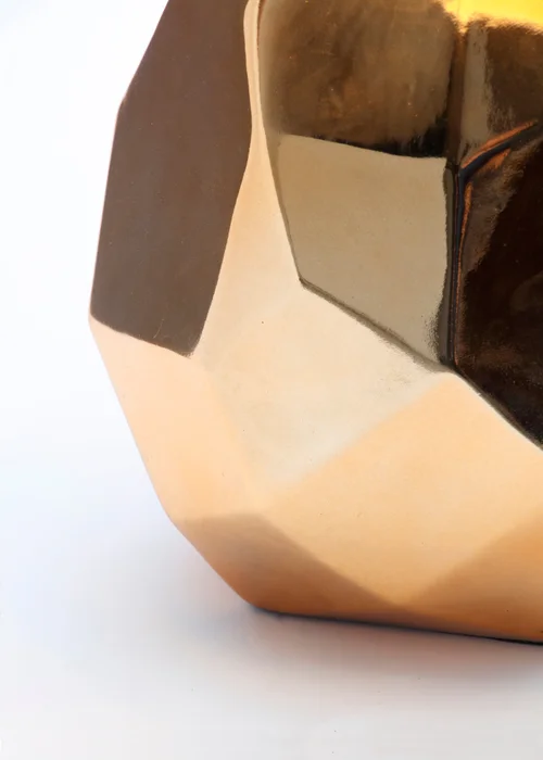 BHS Nugget Table Lamp Gold (43cm x 28cm) - One Size Image 3