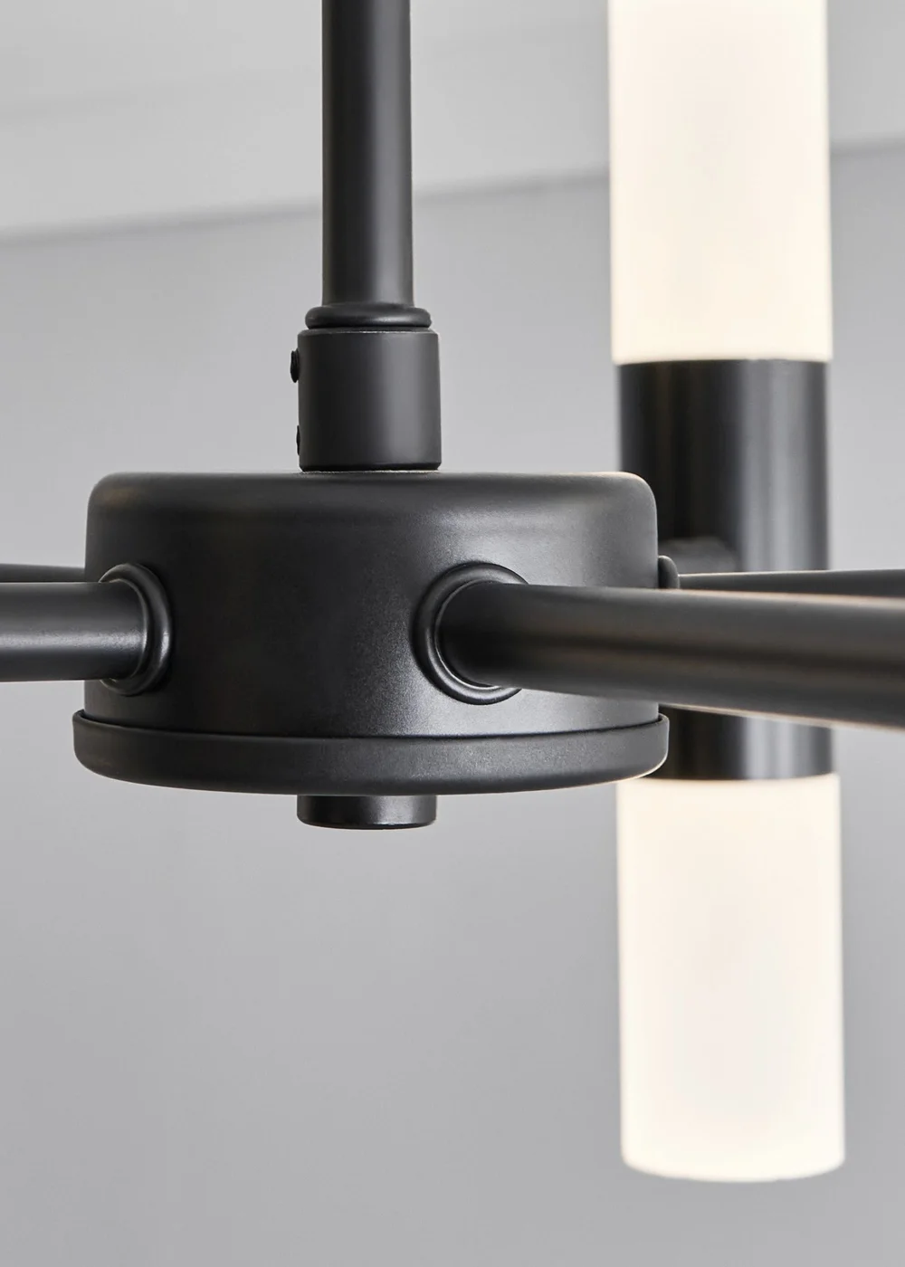 BHS Lois 10 Light Semi Flush LED Black (35cm x 43cm) - One Size Image 3