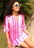 Roman Pink Tie Dye Print Smock Tunic Top - Size 16 Image 2