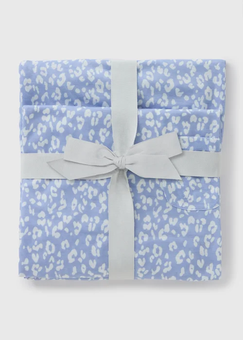 Blue Animal Print Pyjama Set - Extra small Image 3