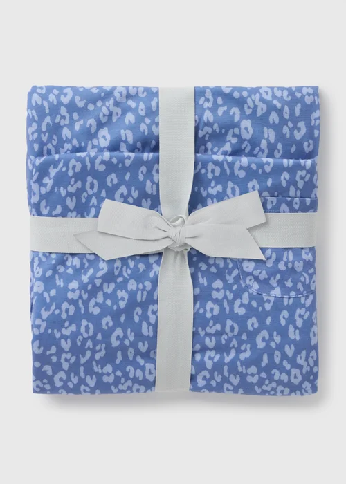 Blue Animal Print Capri Pyjama Set - Extra small Image 3