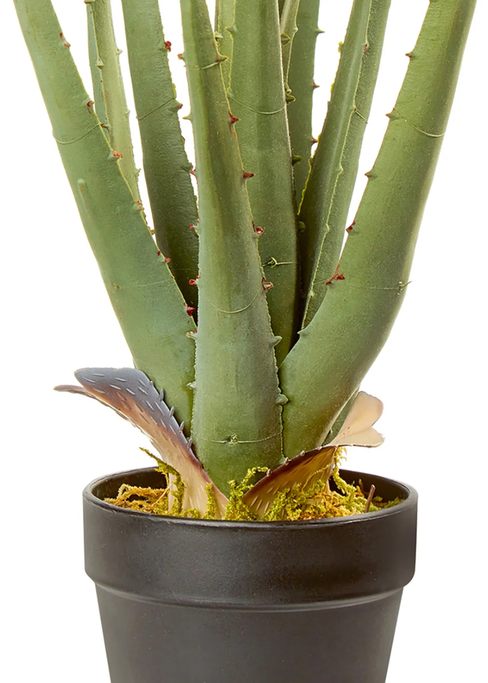 Premier Decorations Green Artificial Aloe Vera Plant 34cm - One Size Image 2