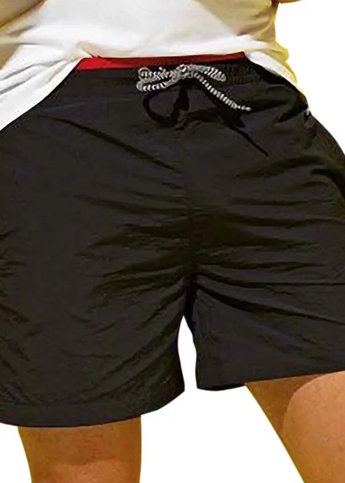 Asquith & Fox Black/Red Swim Shorts - Small Image 2