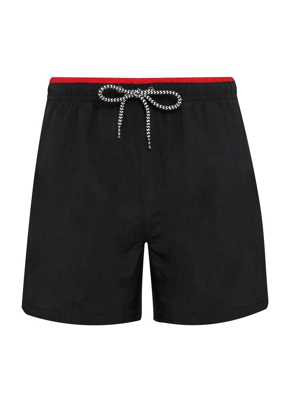 Asquith & Fox Black/Red Swim Shorts - Small Image 1