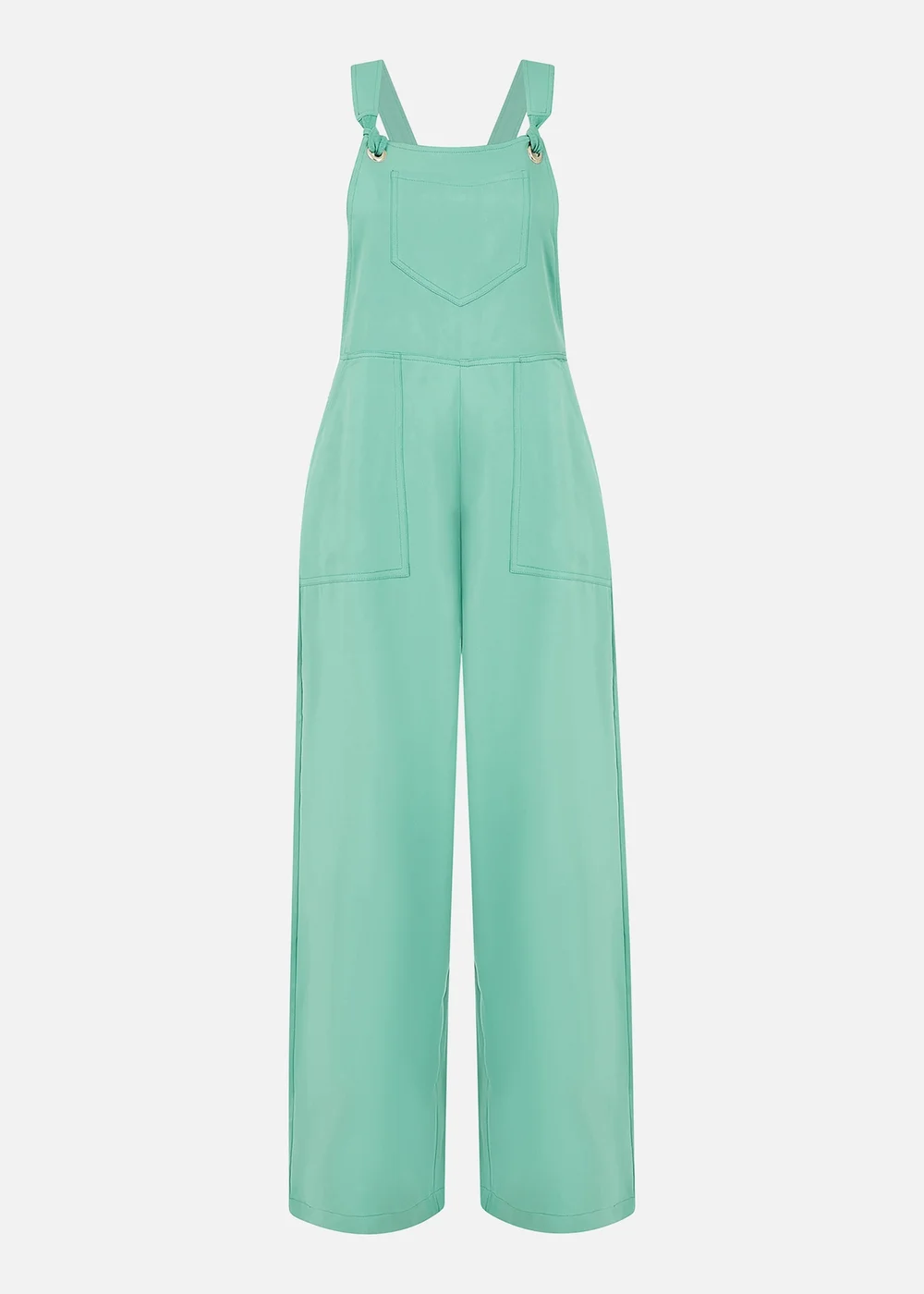 Yumi Mint Green Pocket Dungarees - Size 8 Image 4