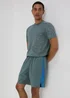 Souluxe Teal Panel Shorts - XS Image 4