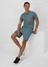 Souluxe Teal Panel Shorts - XS Image 1