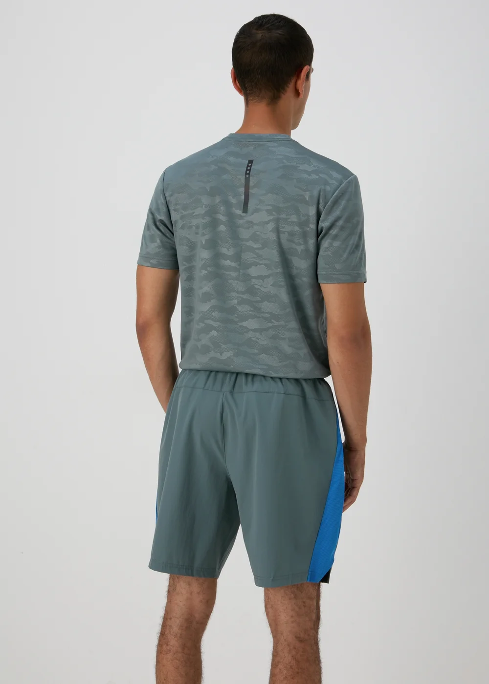 Souluxe Teal Panel Shorts - XS Image 2