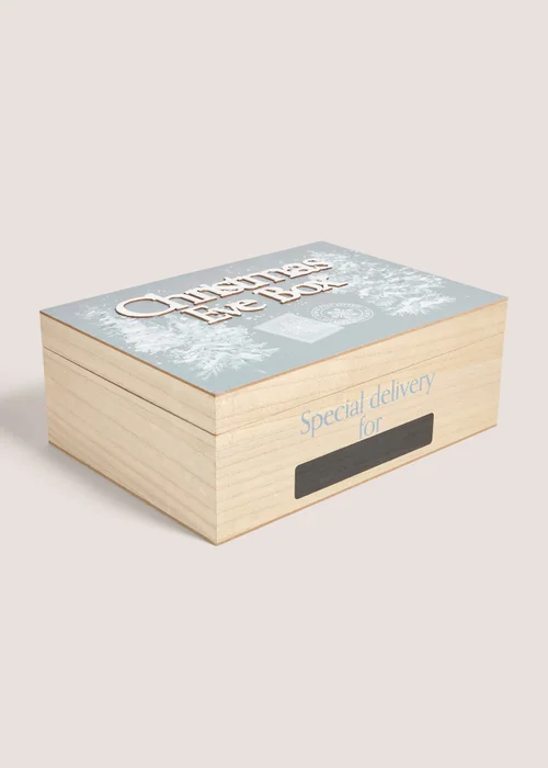 Wondrous Christmas Eve Tree Wooden Box Image 1