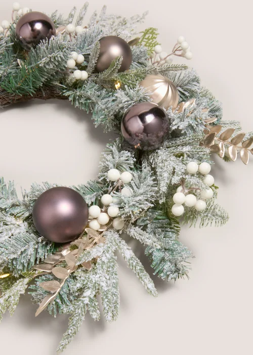 Wondrous Neutral Christmas Wreath Image 2