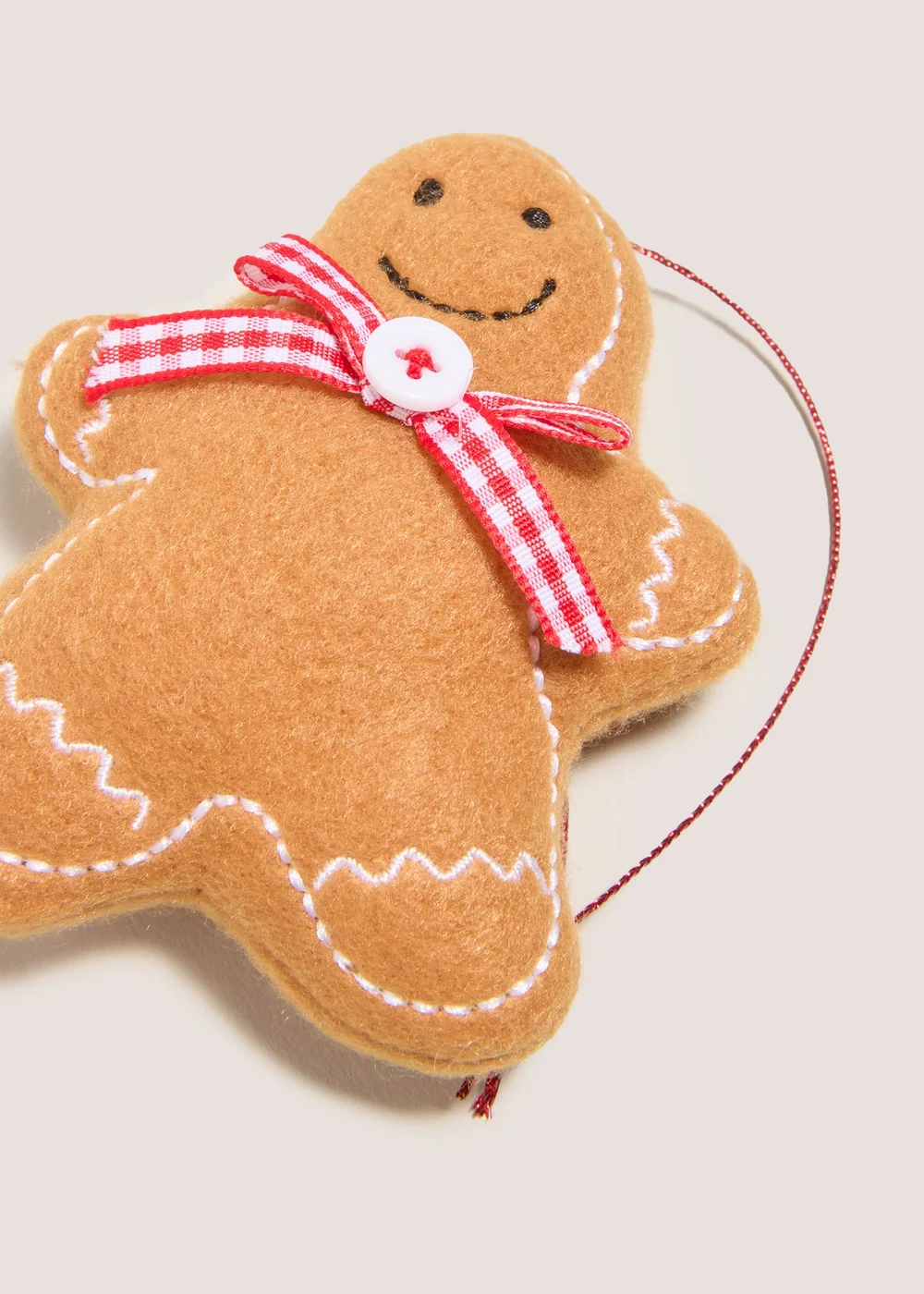 4 Pack Joyful Gingerbread Tree Decoration Image 2