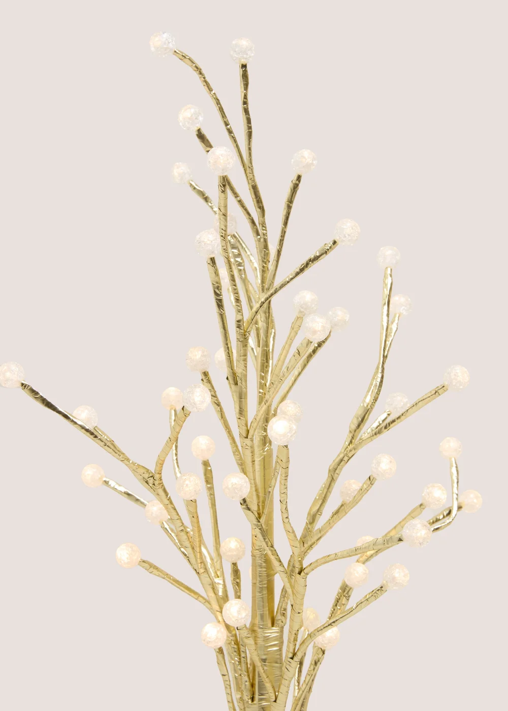 Wondrous Champagne LED Metallic Tree Image 2