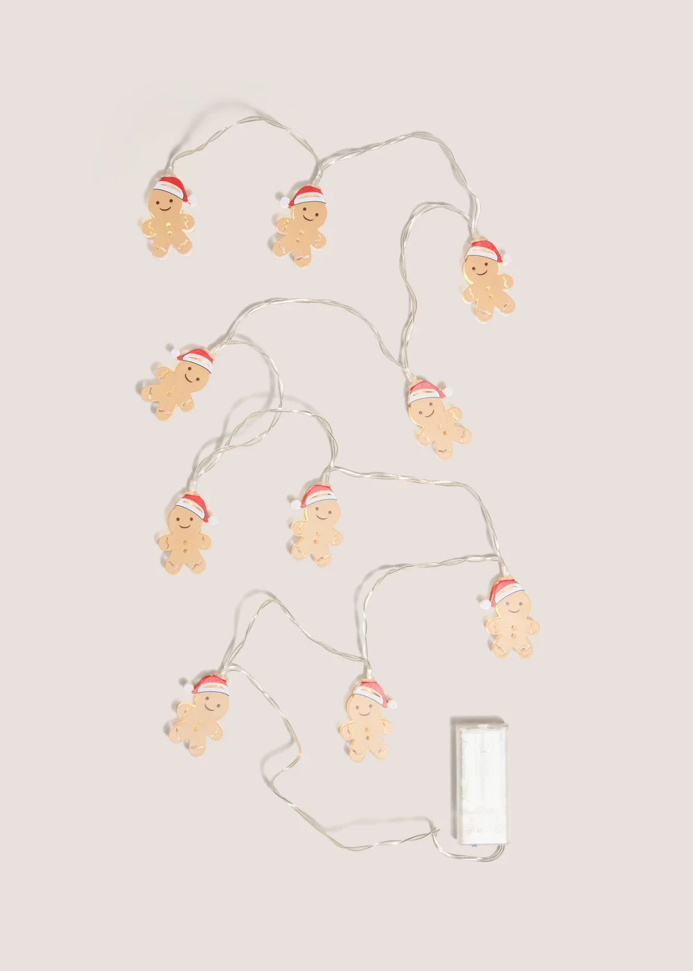 Joyful Gingerbread String Lights Image 1