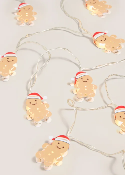 Joyful Gingerbread String Lights Image 2